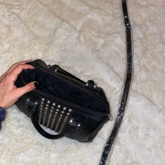 Large Black purse with Rhinestone front - Picture 3 of 4